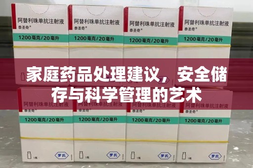 周口家庭药品处理建议，安全储存与科学管理的艺术