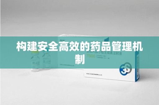 周口构建安全高效的药品管理机制